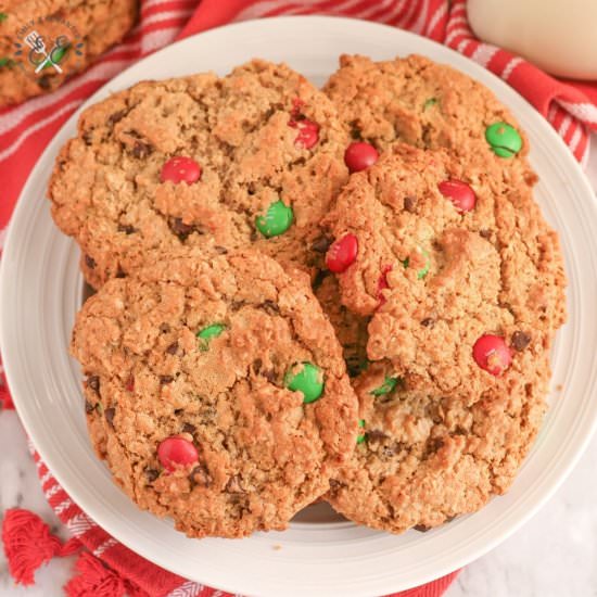 Christmas Monster Cookies - Recipe photo by emilyenchanted