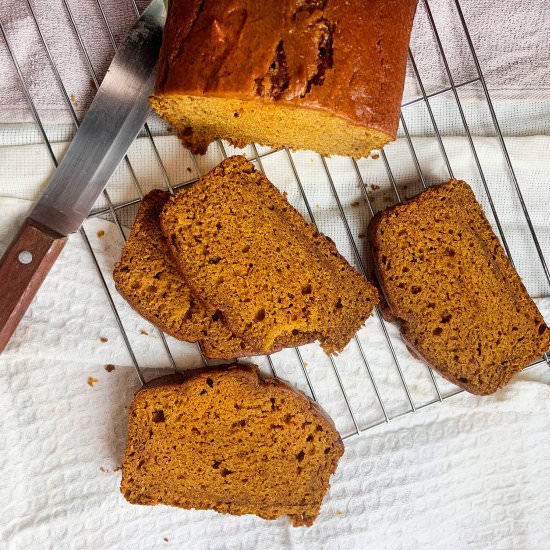 Pumpkin pound cake - Recipe photo by hornoMX