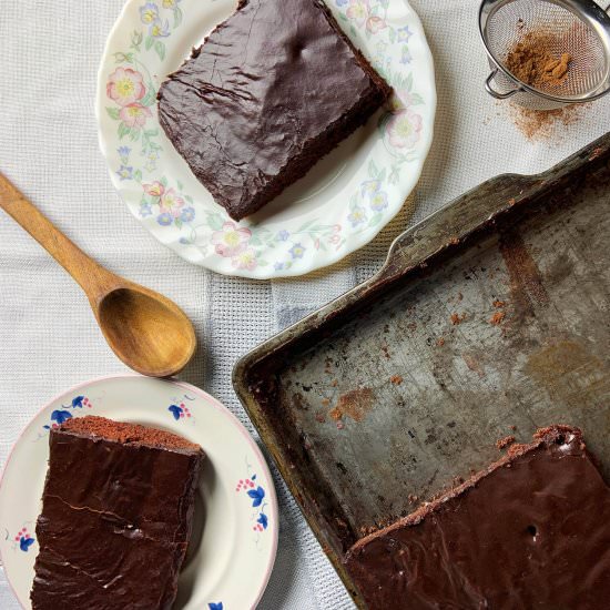 Texas sheet cake - Recipe photo by hornoMX