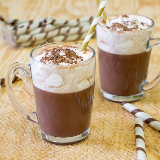 Hot chocolate - Recipe photo by mecooks.com