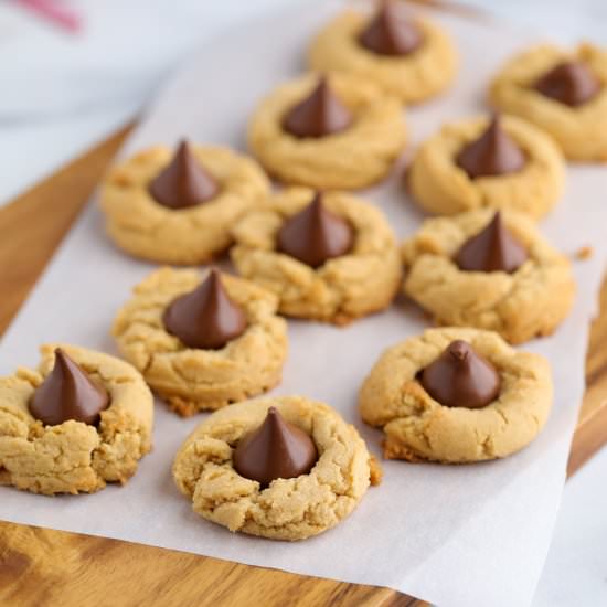 Peanut Butter Blossoms - Recipe photo by BeyondtheCoop