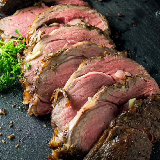 Reverse Sear Prime Rib - Recipe photo by Two Kooks In The Kitchen