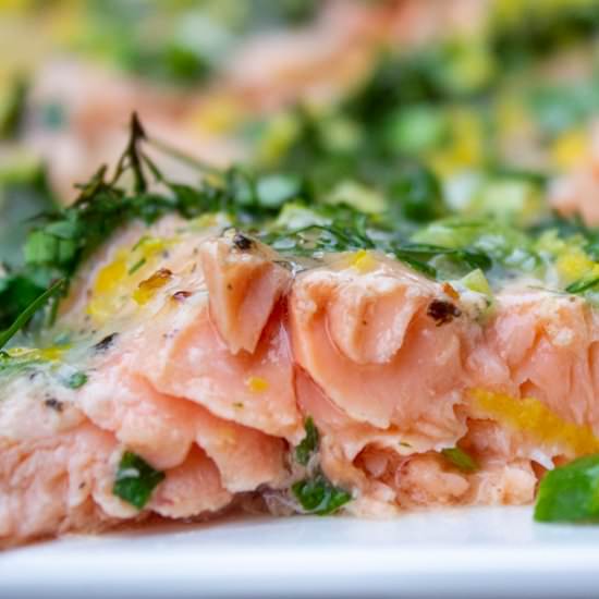 Baked Trout – Lemon, Butter & Herbs - Recipe photo by Two Kooks In The Kitchen