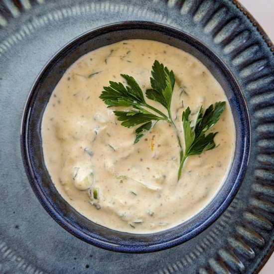Zucchin/Courgette raita or dip - Recipe photo by vegbyswati
