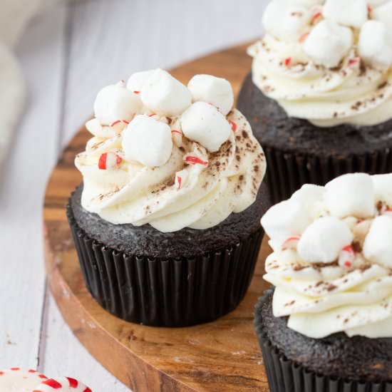 Hot Chocolate Cupcakes - Recipe photo by pumpkinnspice