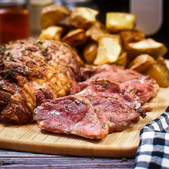 Air Fryer Lamb and Potatoes - Recipe photo by dizzybusyandhungry