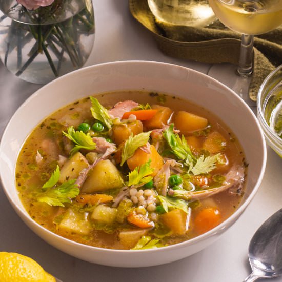 Turkey Pistou Stew - Recipe photo by rhubarbandcod