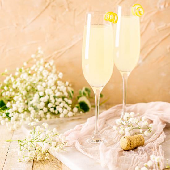 French 77 - Recipe photo by Burrata and Bubbles