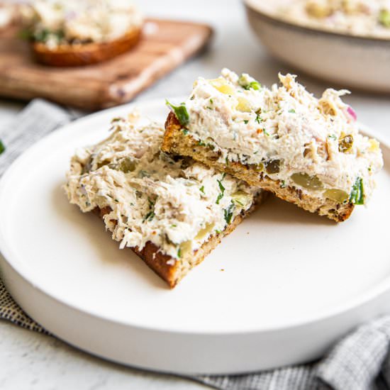 Dill Pickle Chicken Salad - Recipe photo by Gina Gibson