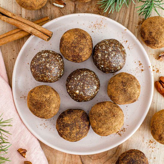 Gingerbread Energy Balls - Recipe photo by tastythriftytimely