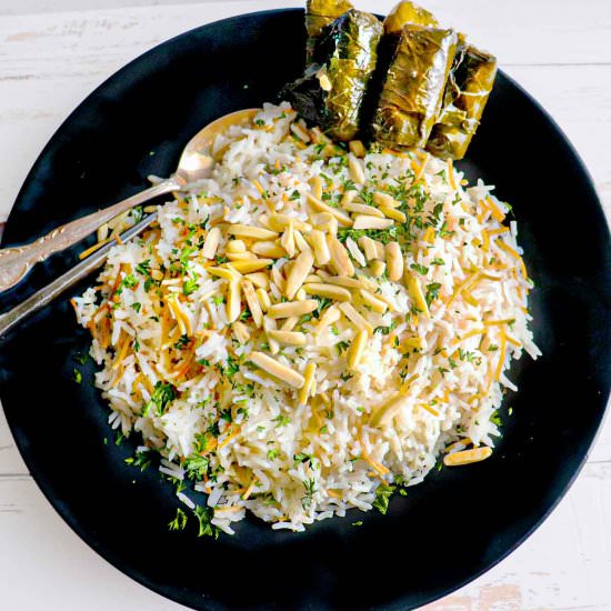 Lebanese Vermicelli Rice - Recipe photo by Sinful Kitchen