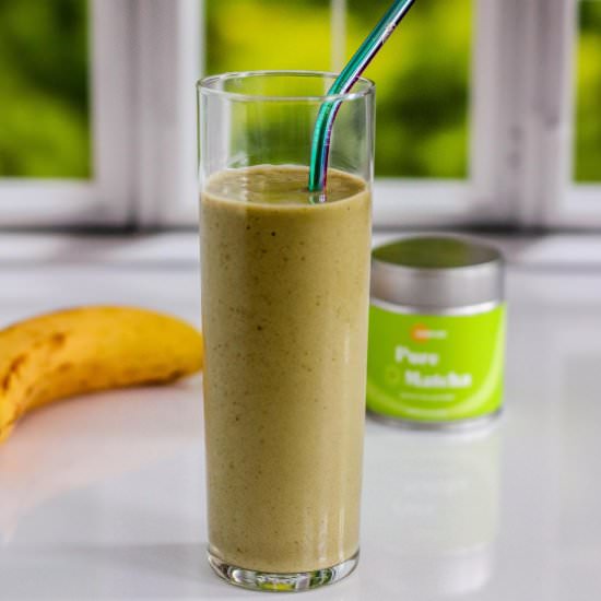 Banana Matcha Smoothie - Recipe photo by amykatz