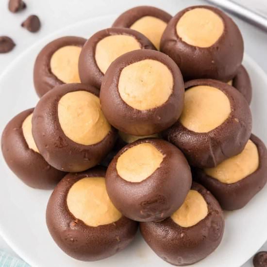 Buckeyes - Recipe photo by OnMyKidsPlate
