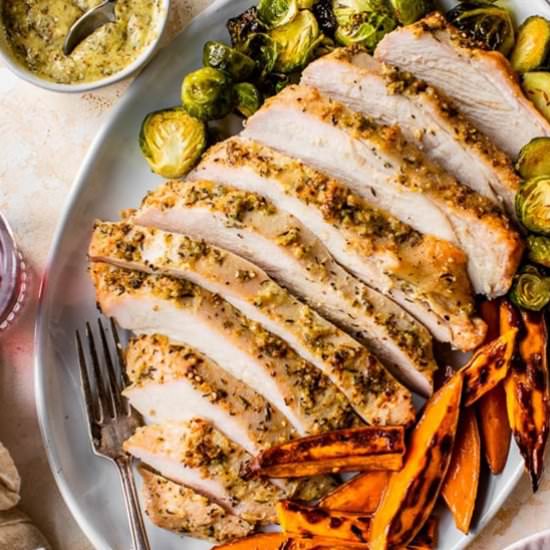 Sheet Pan Thanksgiving Dinner For 4 - Recipe photo by Skinnytaste