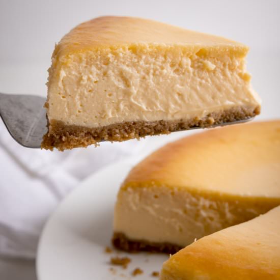 New York Cheesecake - Recipe photo by KitchenSanctuary