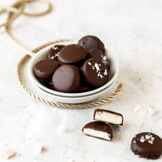 Homemade Peppermint Patties - Recipe photo by farmflavor