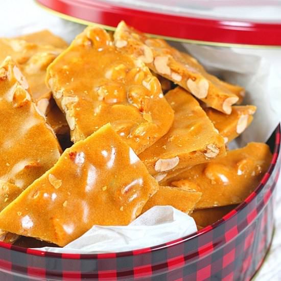 easy homemade peanut brittle - Recipe photo by nowcookthis