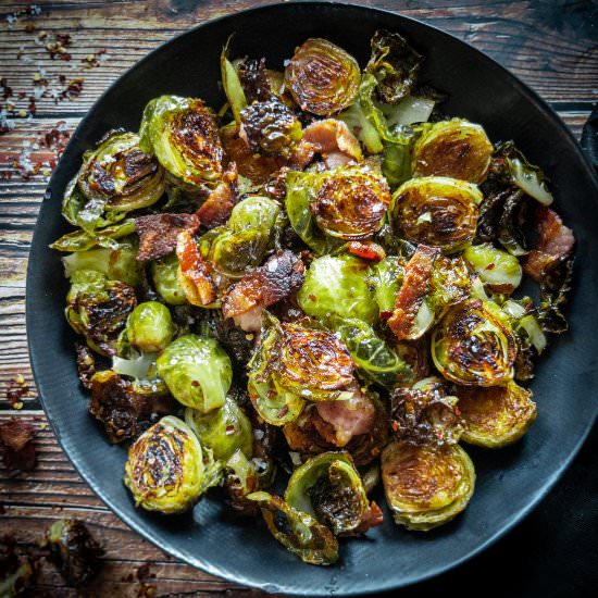 Maple Balsamic Marinated Sprouts - Recipe photo by ThePypersKitchen