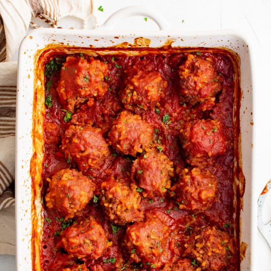 Porcupine Meatballs - Recipe photo by theforkedspoon