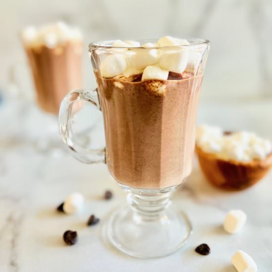 Hot Chocolate with Chocolate Chips - Recipe photo by theshortordercook