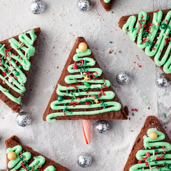 Christmas Tree Brownies - Recipe photo by ihearteating