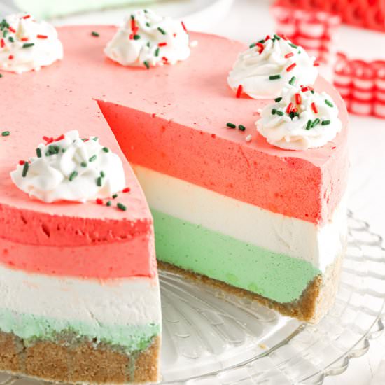 Layered Jello Pie - Recipe photo by girlinspired