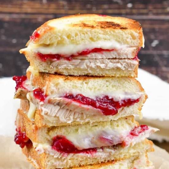 Turkey Cranberry Brie GrilledCheese - Recipe photo by WillCookForSmiles