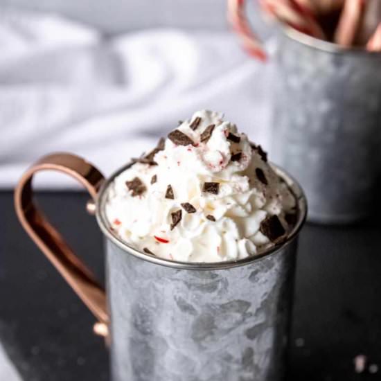 The Best Christmas Coffee Drinks - Recipe photo by wholefully