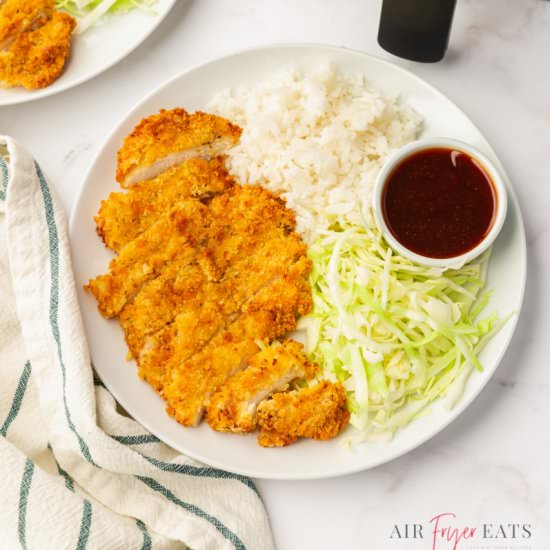 Air Fryer Chicken Katsu - Recipe photo by Air Fryer Eats