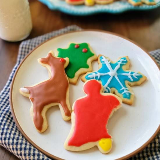 Old-Fashioned Iced Sugar Cookies - Recipe photo by My Homemade Roots