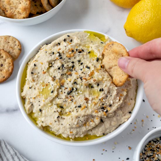 Everything Bagel Hummus - Recipe photo by freshapron