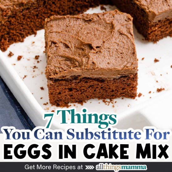 7 Egg Substitutes in Cake Mix - Recipe photo by AllThingsMamma
