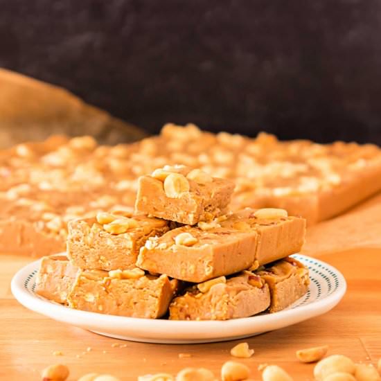 The Best Peanut Butter Fudge - Recipe photo by onlinepastrychef