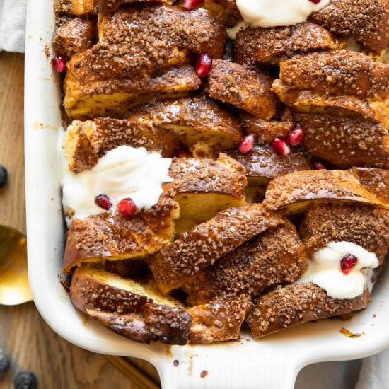Brioche French Toast Casserole - Recipe photo by Desserts And Drinks