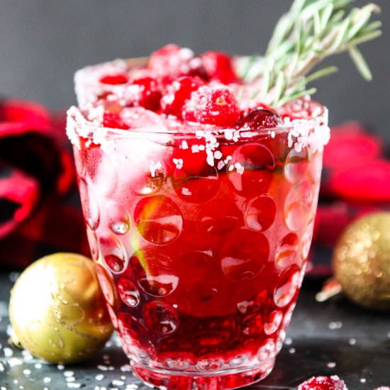 Mistletoe Margarita - Recipe photo by the food blog