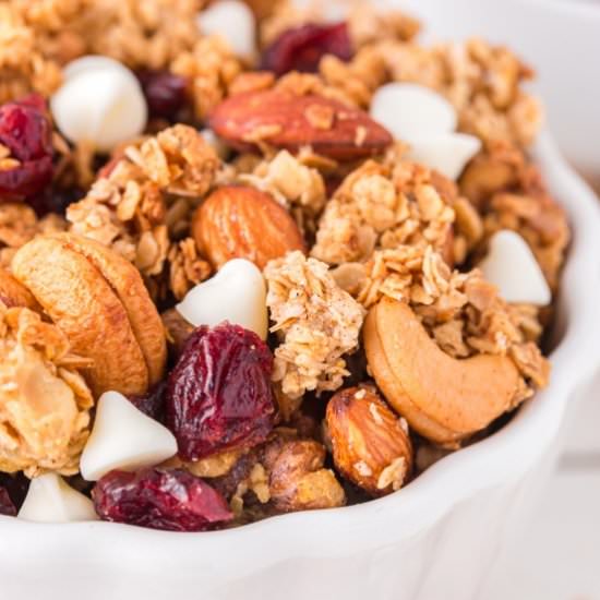 Christmas Granola - Recipe photo by noshingwiththenolands