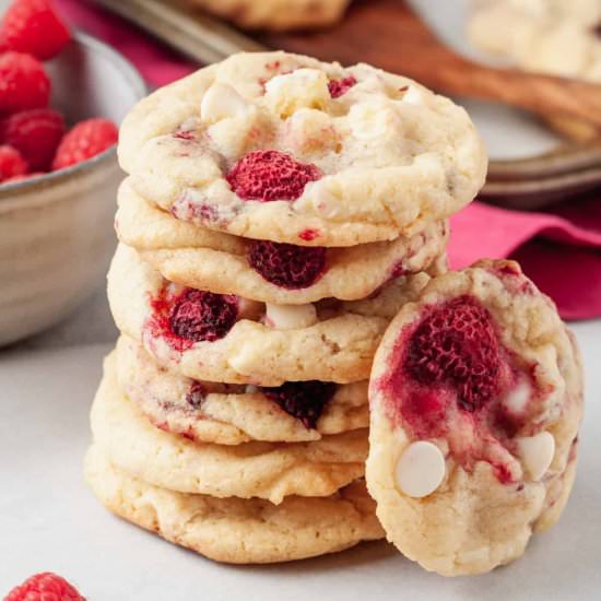 Raspberry Cookies - Recipe photo by AllThingsMamma