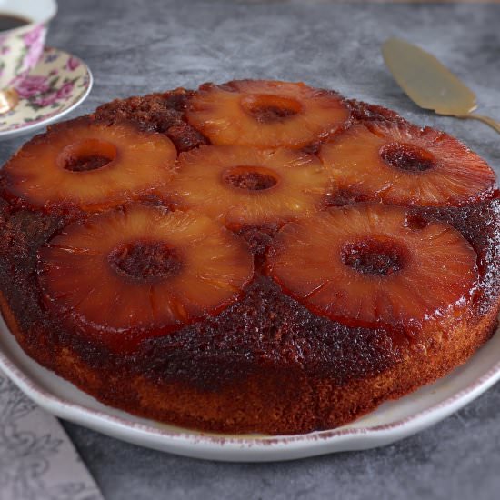 Pineapple upside down cake - Recipe photo by Food From Portugal