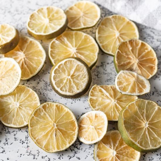 Dehydrating Limes - Recipe photo by BinkysCulinaryCarnival
