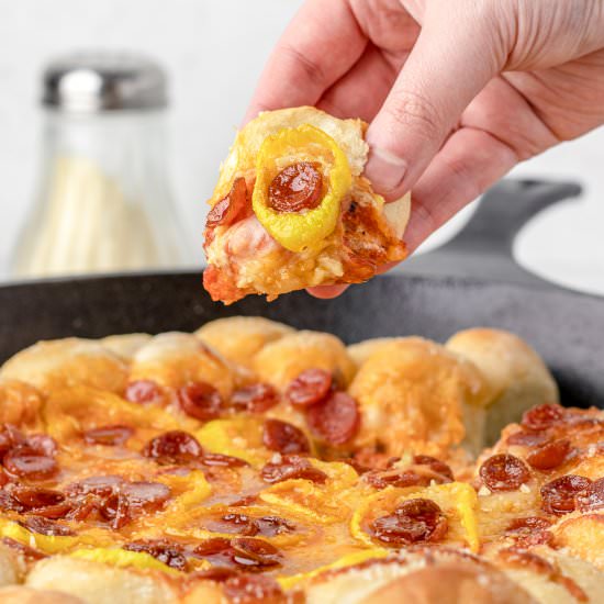 Pizza Dip with Pizza Dough Balls - Recipe photo by Entirely Elizabeth
