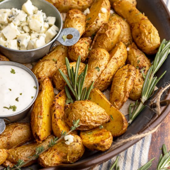 Air Fryer Fingerling Potatoes - Recipe photo by CookhouseDiary