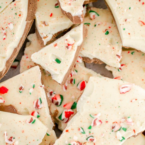 Keto Peppermint Bark - Recipe photo by fitandfull