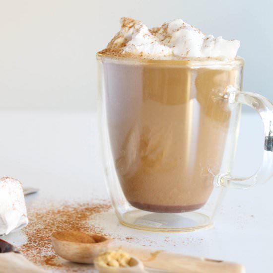 (Dairy-Free) Gingerbread Latte - Recipe photo by the wheatless kitchen