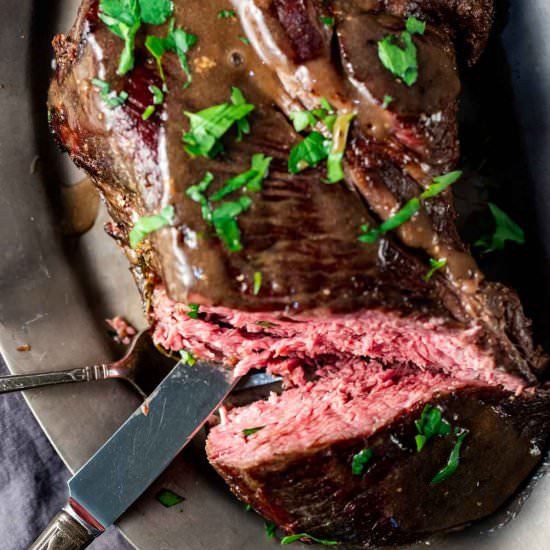 Sous Vide Roast Beefbeef sandwich, - Recipe photo by Went Here 8 This