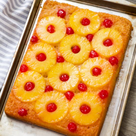 pineapple upside down cake - Recipe photo by mindyscookingobsession