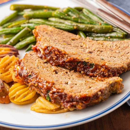 Keto Glazed Meatloaf - Recipe photo by debsdailydish