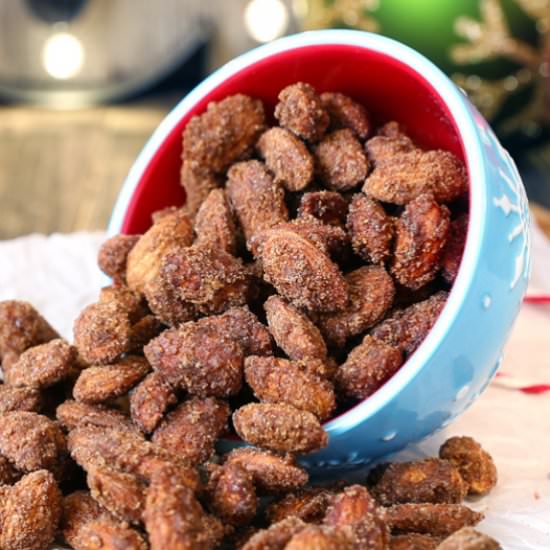 Crock Pot Candied Almonds - Recipe photo by The Slow Roasted Italian