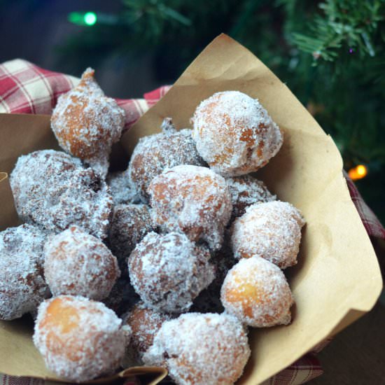 Christmas Morning Donut Holes - Recipe photo by Recipes from French Creek