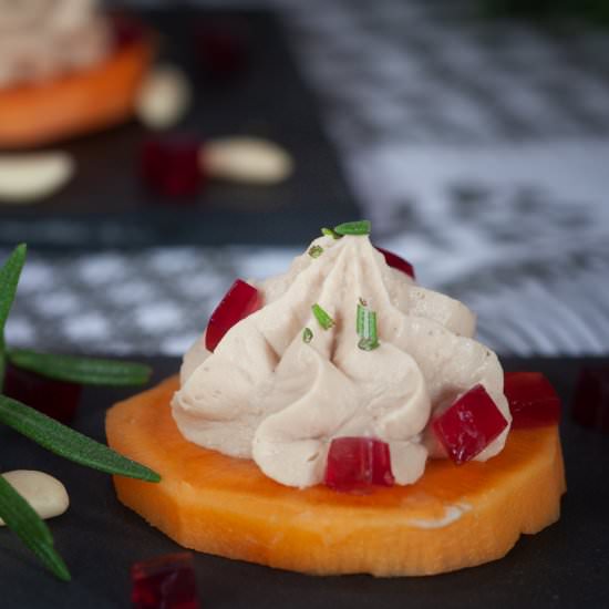 MOUSSE DE MICUIT CON BONIATO - Recipe photo by JUEGODESABORES