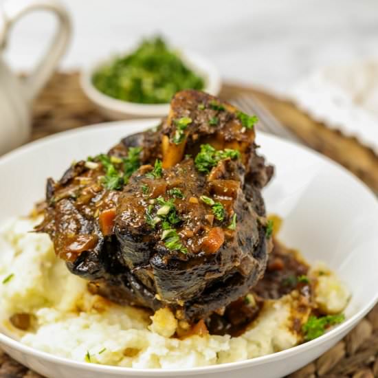 Elk Osso Buco - Recipe photo by BeyondtheCoop